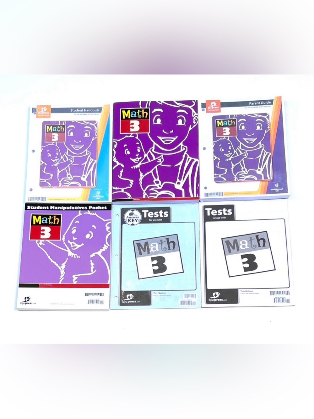 NEW! BJU PRESS HOMESCHOOL MATH 3
